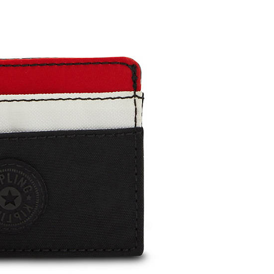 Kipling Cardy Card Holder Tassen Zwart Rood | België 1163TC